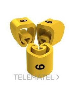 SEÑALIZ.CT.PVC PLTFD.5mm -6-amarillo