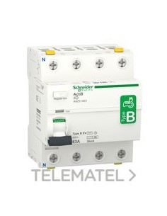 DISYUNTOR Acti9-Iid 4P 63A 30mA B EV