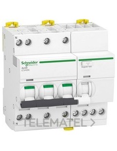 DISY.A9 iCV40N 3PN C 40A 30mA ASI RCBO