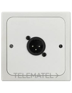 CONECTOR REMOTO PARED C/CTR.M XLR 3 PINS