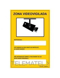 CARTEL HOMOLOGADO CCTV-CAT CATALÁN