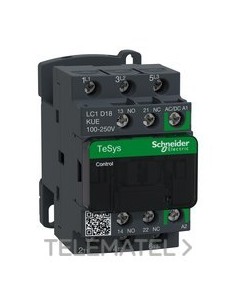 CONT.TESYS-D 3P AC-3 18A 100-250V AC/DC