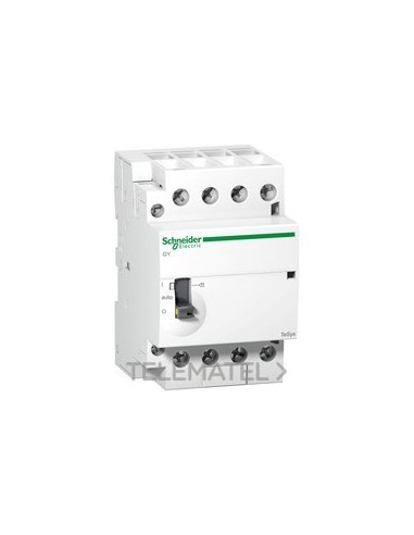 CONTACTOR MANUAL 40A 4 NA 220/224V 50Hz