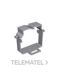 RETENEDOR 100x40 U24X PVC GRIS