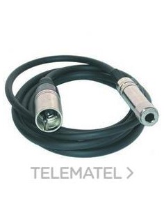CABLE INTERCONEX.2m XLR MACHO/JACK H