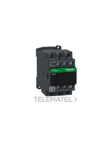CONTACTOR 9A 1 NA/1 NC 48V CC-AR ANTIP.