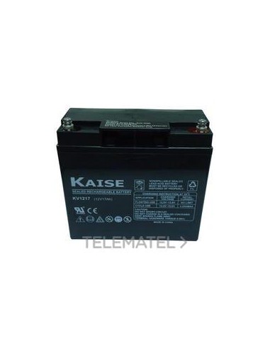 BATERÍA RECARG.BAT-17A PLOMO ÁCIDO 12V