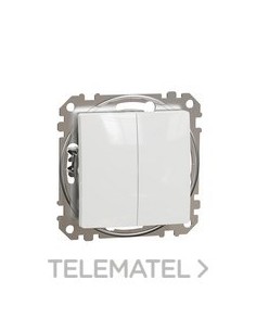 CONMUTADOR DOBLE 10AX BLANCO
