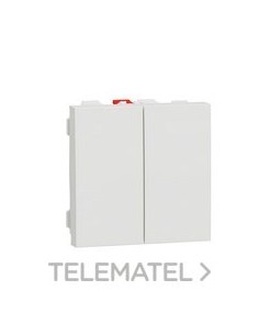 CONMUTADOR DOBLE 2 MÓDULOS POLAR