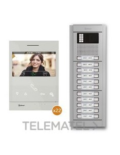 KIT EDIFICIO VIDEO N5222/ART 4 LITE 22P