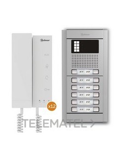 KIT EDIFICIO AUDIO N4212/T-ART 12P