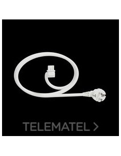 CONEXIÓN 6mx2,5mm 90° BLANCO