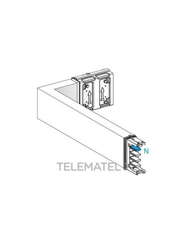 CODO IZQUIERDA SEGMENTO B 250A ALUMINIO