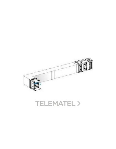 CODO IZQUIERDA SEGMENTO A 630A ALUMINIO