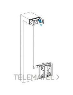 CODO ARRIBA/IZQUIERDA B 400A ALUMINIO