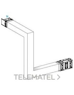 CODO ARRIBA/DERECHA A B C 1000A ALUMINIO