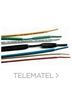 TUBO TERMORRETRACTIL 9,5mm ROJO TIRAS