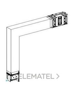 CODO ABAJO SEGMENTO A B 630A ALUMINIO