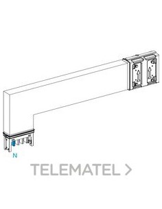 CODO ABAJO SEGMENTO A 400A ALUMINIO
