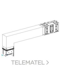 CODO ABAJO SEGMENTO A 630A ALUMINIO