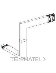 CODO ABAJO/DERECHA B C CORTAFUEGOS 400A
