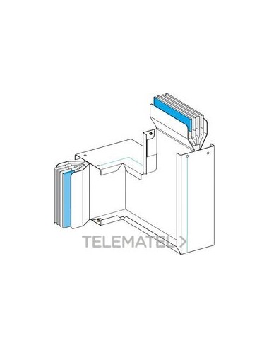 CODO 90° CANTO/PLANO N1 3L+N+PE 2500A Al