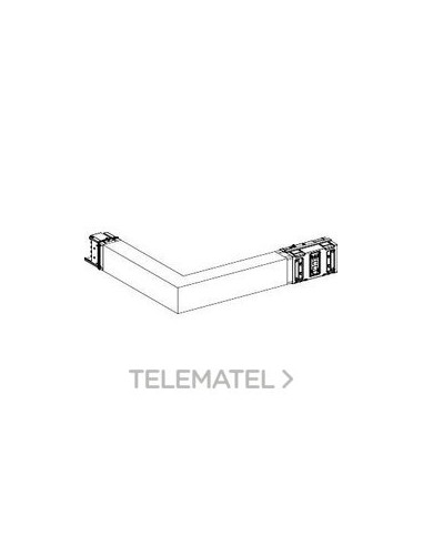 CODO 90° DE CANTO 800-1000A ALUMINIO