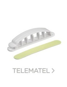 CLIP GUÍA CABLES BLANCO