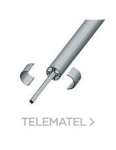 PROLONGACIÓN COLUMNA ANODIZADO GRIS 1m