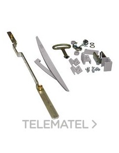 CIERRE MANETA + FALLEBA PLA 1500mm 7035