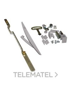 CIERRE MANETA + FALLEBA PLA 1250mm 7035