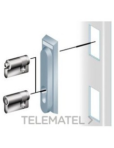 CIERRE DOBLE BARRA 5mm CON MANETA