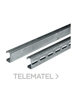 CARRIL PERFORADO 40x20x24mm 2m