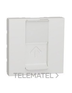 CARÁTULA T.RJ45 2 MOD.BL ACVO.