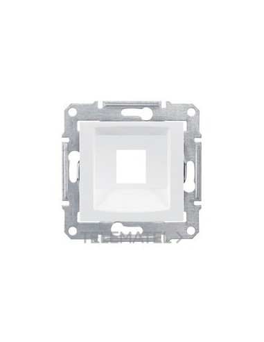 CARATULA RJ45 KEYSTONE BLANCO