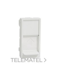CARATULA RJ45 1 MODULO KEYSTONE POLAR