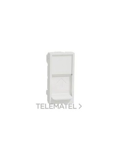 CARATULA RJ45 1 MODULO KEYSTONE POLAR
