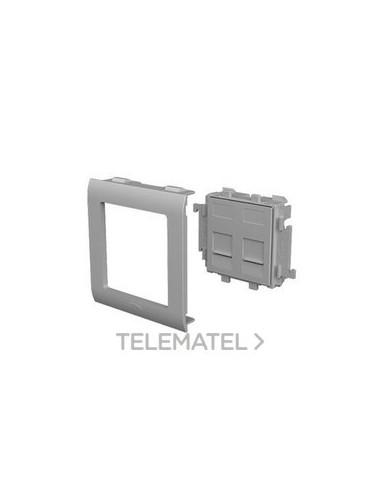 PLACA PLANA RJ45 80 U24X ALUMINIO