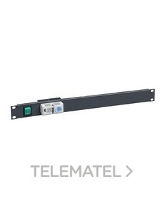 CARATULA 1U 19" PROT.+TERMT.