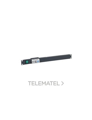 CARATULA 1U 19" PROT.+TERMT.