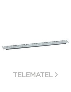 CARATULA 19" PERFORADA 1U METÁLICA R7035