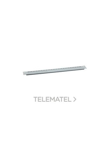 CARATULA 19" PERFORADA 1U METÁLICA R7035