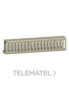 CANALETA CABLEADO 37x75 GRIS
