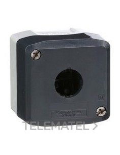 CAJA VACÍA CON 1 TALADRO GRIS ANTRACITA