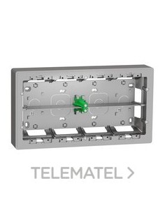 CAJA SUPERFICIE 2x10 MÓDULOS ALUMINIO