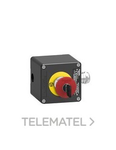 CAJA PULS.ATEX MET.1 SETA EMERG.