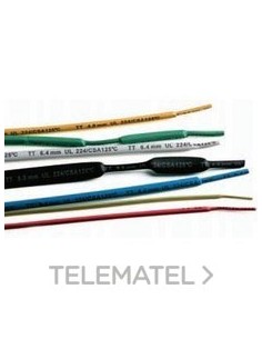 TUBO TERMORRETRACTIL 25,4mm ROJO TIRAS