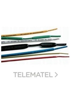 TUBO TMRRTIL.25,4mm AM./VD TIRAS