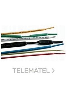 TUBO TERMORRETRACTIL 2,4mm NEGRO TIRAS