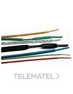 TUBO TERMORRETRACTIL 19,1mm BLANCO TIRAS